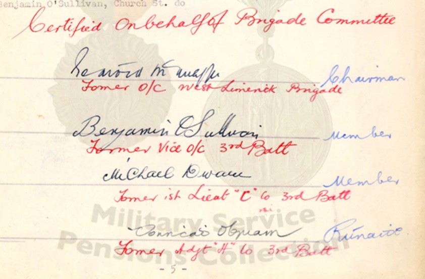 Milatary Archive Signatures
